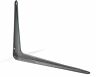 00749694961111 Ultra Hardware Shelf Brackets Grey Pack Of