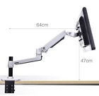 028163 Unbranded Adjustable Polished Aluminu Desk Mount Lcd Arm 703063809848