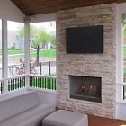 1022 Outdoor Cover For Wall Mounts Tv Weatherproof Dustproof Quality Black