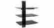 110480 Monoprice New Ul 3 Tier Electronic Component Glass Wall Mount Bracket 757901802867