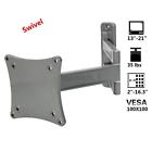 13-21 Unbranded Articulating Lcd Led Plasma Tv Wall Mount 13 15 16 18 21 Bracket