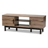 152-9176 Baxton Studio Arend Oak And Ebony Wood Tv 842507185374