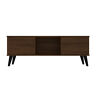 174amc174 Manhattan Comfort Doyers Tv Stand Nut Brown 810025593780