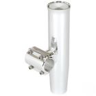2.375 Lees Fits Horizontal Mount Holder Aluminum Rod - . Silver Clamp-