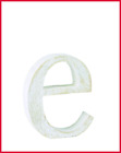 2002215e Lowercase Wood Block Initial Free Shipping