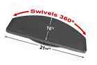 21x16 Lapworks Big Screen Tv Swivel With Inch Base And Steel Ball Bearings Hol 831056004083