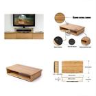 250454 Prosumers Choice Tv Turntables Bamboo Degree Rotating Flat 808068011958