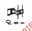 872427 26-55in Wsales Tv Wall Mount Bracket Kit Full Motion Arm 15in Extension Tilt Swivel Led 6920138100820