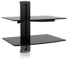 2sh-1 Shelvs Floating Shelves Wall Mount Large Tempered Glass Tv Accessories