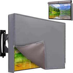 2win2buy 445024040015 Outdoor Tv Cover 52 To 55 Inches Weatherproof Waterproof Outside Covers Heav