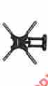 Lcm-3260ab 3-way Bentley Mounts Tilt Swivel Articulating Tv Wall Mount Bracket For 19 46