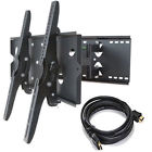 30 Arm Tv Heavy Dual Duty 85 Wall Durable Mount Samsung " Hdmi "- Screen