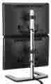 3479492 Atdec Freestanding Dual Vertical Monitor Mount In Silver Id