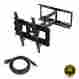 36618 Unbranded Generic Tv Wall Mount Tilting Lcd Led Screens 19 To 70 Hdmi Cable Display Bracket 0721058136618