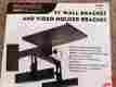 38858 Gemini Electronics Tv Wall Mount And Dvr Holder Bracket New In Box Up To 26
