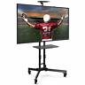 3ji9d Universal Mobile Tv Stand Cart With Height Adjustable Shelf Flat