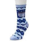 43235-148025 Shine Bnwts Womens Hanukkah Menorah Novelty Holiday Crew 096549124475