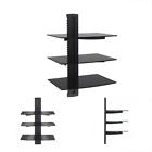 5060147556667 Vonhaus Tv Accessory Shelves Floating Tempered Glass Dvd 885115271985