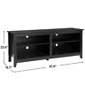 Gg2008-h01-2746 58inch Tv Stand For 65 Inch Media Cabinet Console Storage With Adjustable Shelves