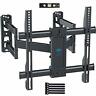 619191840656 Perlesmith Corner Tv Wall Mount Bracket Tilts Swivels