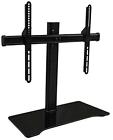 684758419972 Mount-it Universal Tabletop Tv Stand Mount And Av Media Glass Shelf