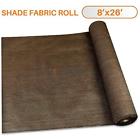 702597635879 Shade Cloth Gsm Hdpe Brown Fabric Roll Up