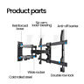 715444058424 Cnxd For Flat Tv Articulating Tilt Swivel Full