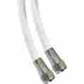 73285 Ge Rg6 Video Coaxial Cable 50 Feet White 030878732857