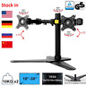744110386219 Desktop Full Motion Dual Swivel Monitor Mount Holder