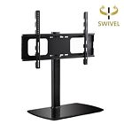 761330649429 Rfiver Universal Swivel Tabletop Tv Stand With Mount