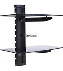 Gdy701 763310222738 Unbranded Glass Shelf Wall Mount Bracket Tier Dual