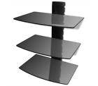 81938 Kths Black Wall Mounted Glass Shelf Tier Cd 822434881938