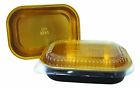9220pt100 Durable Packaging Mini Black Gold Side Dish Pan 074729922202
