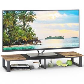Xjm2681 Aboxoo 47 Inch Tv Shelf Riser For 32-60 With Solid Black Construction And