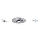 Acc570s Peerless Round Ceiling Plate Lbs Capacity Silver Sku 735029219521