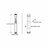 006009 Aec Adjustable Extensions For Ceiling Mounts