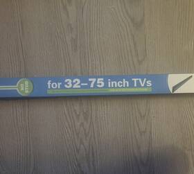 X0036c8qe7 Aentgiu No Stud Tv Wall Mount 32-75 Inch 600x400mm Blue Holds 150lbs Drywall