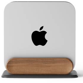 Afooyo B0f8vcf6bx Mac Mini Vertical Stand Universal Aluminum Wooden Desktop Holder For