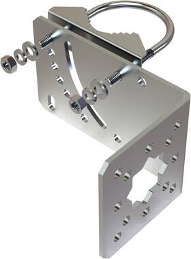 Aimeboost 705353938801 Pole Mount Bracket To Wall Hardware Accessories For Outside Home Starlink Antenn
