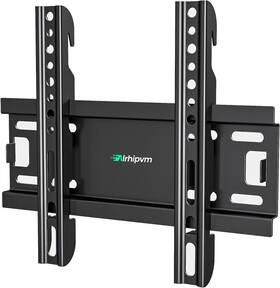 Amfs8 Alrhipvm Fixed Tv Wall Mount For 14-43 Inches Flat Screen Tvs Low Profile Black