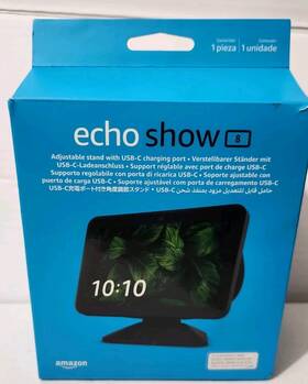 53-033320 Amazon Echo Show 8 3rd Gen White Adjustable Stand Only With Usb-c Charging Port