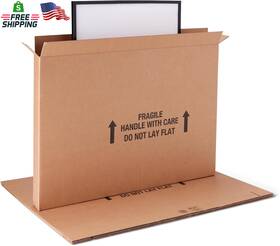 Amazon Basics 445048727718 Tv Moving Box For 50-inch Picture And Mirror Heavy Duty Shipp