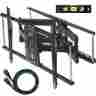 Apdam2b Cheetah Mounts Articulating Dual Arm Tv Wall Mount Bracket With Full