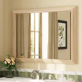 Apmir 313051482474 40 Inch W X 30 H Rectangular Aluminum Alloy Framed And Tempered Glass Wall Bath