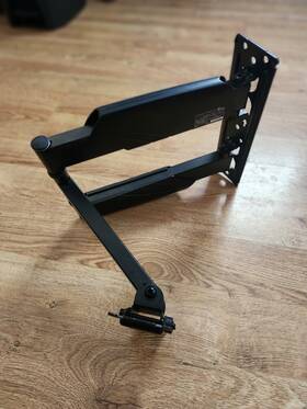 377752446 Armstrong Full Motion Tv Wall Mount Single Stud Black 23-65 In 77 Lb