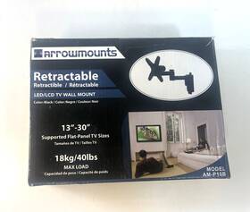Am-p16b Arrowmonts Tv Wall Mount Full Motion Swivel Articulating Arm Retract Rotate 13 Inch To 30 Tvs