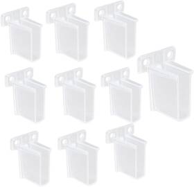 Mp-7016 Aryeiellsow Mp7016 Wire Shelf End Bracket For Shelves Closet Plastic Holder With White