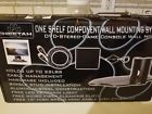 As1b Cheetah Mounts Single Shelf Tv Component Wall Mount Shelving