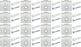 Ts-h329a-4pks Atb 16 Clear Mirror Clips Wall Mounting Set Transparent Brackets Variable