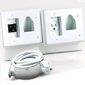 Dh150e Audiovox Accessories Corporation Rca In-wall Power Install And Cord Management Kit For Wall White